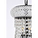 Primo 14 Light 20 inch Black and Clear Chandelier Ceiling Light