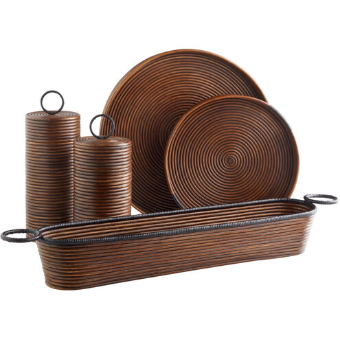 Papeete Brown Tray, Small
