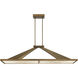 Stiles LED 48 inch Ashen Gold Island Chandelier Ceiling Light
