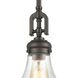 Rutherford 1 Light 9 inch Oil Rubbed Bronze Mini Pendant Ceiling Light