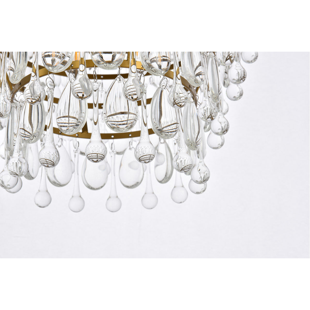 Nordic 4 Light 16 inch Brass Pendant Ceiling Light