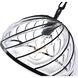 Escot 1 Light 12 inch Black and Wood Down Pendant Ceiling Light