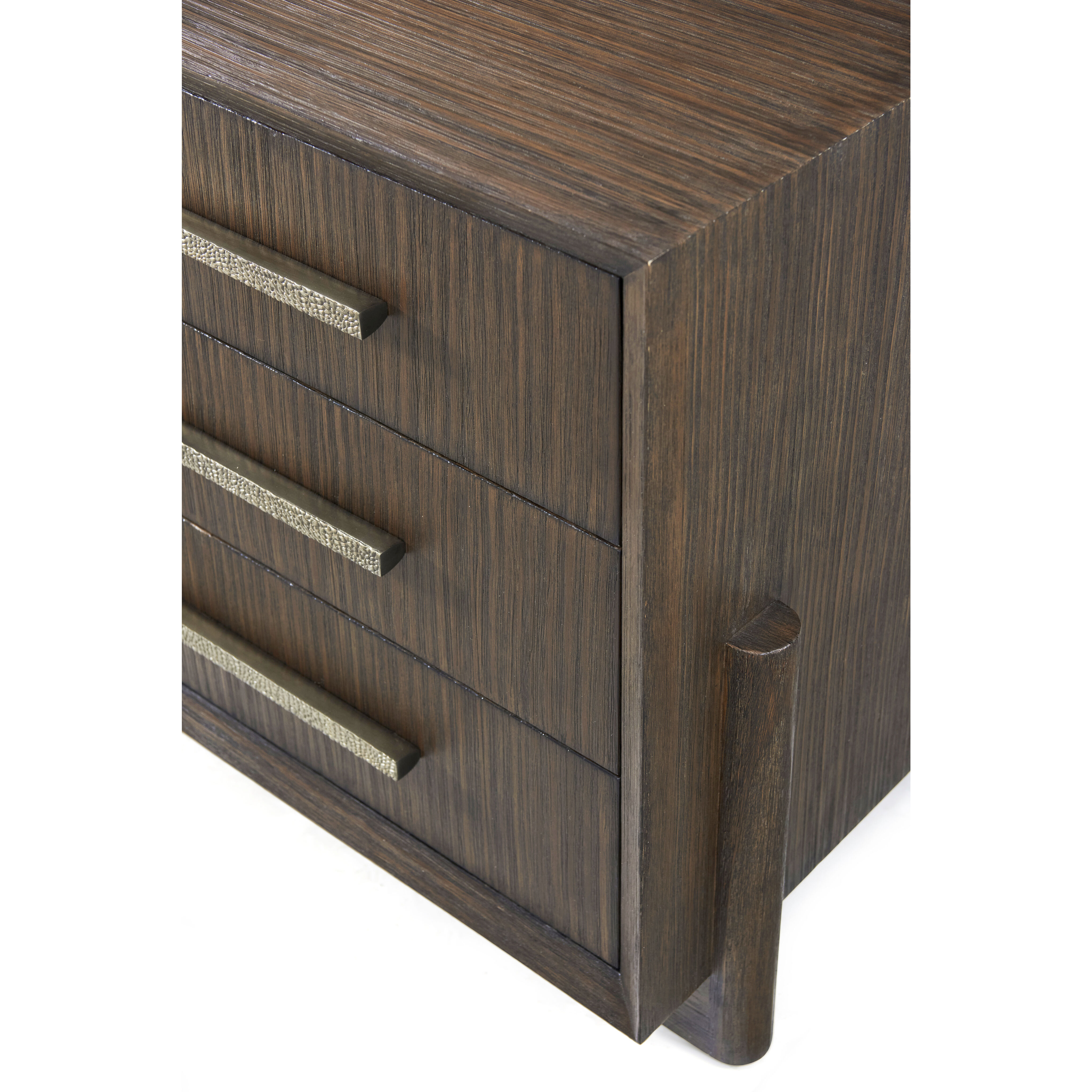Urbane 32 X 26 inch Campfire Nightstand, Wooden, 3-Drawer