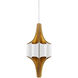 Concordia 8 Light 18.5 inch Contemporary Gold Leaf and Gesso White Chandelier Ceiling Light