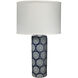 Neva 29 inch 150.00 watt Blue and Table Lamp Portable Light