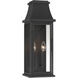 Talburn 2 Light 19.75 inch Sand Coal Black Outdoor Wall Lantern