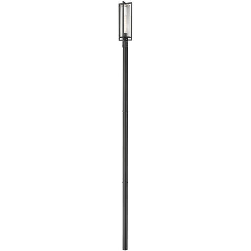 Aura 1 Light 143.75 inch Black Outdoor Post Mounted Fixture in G9