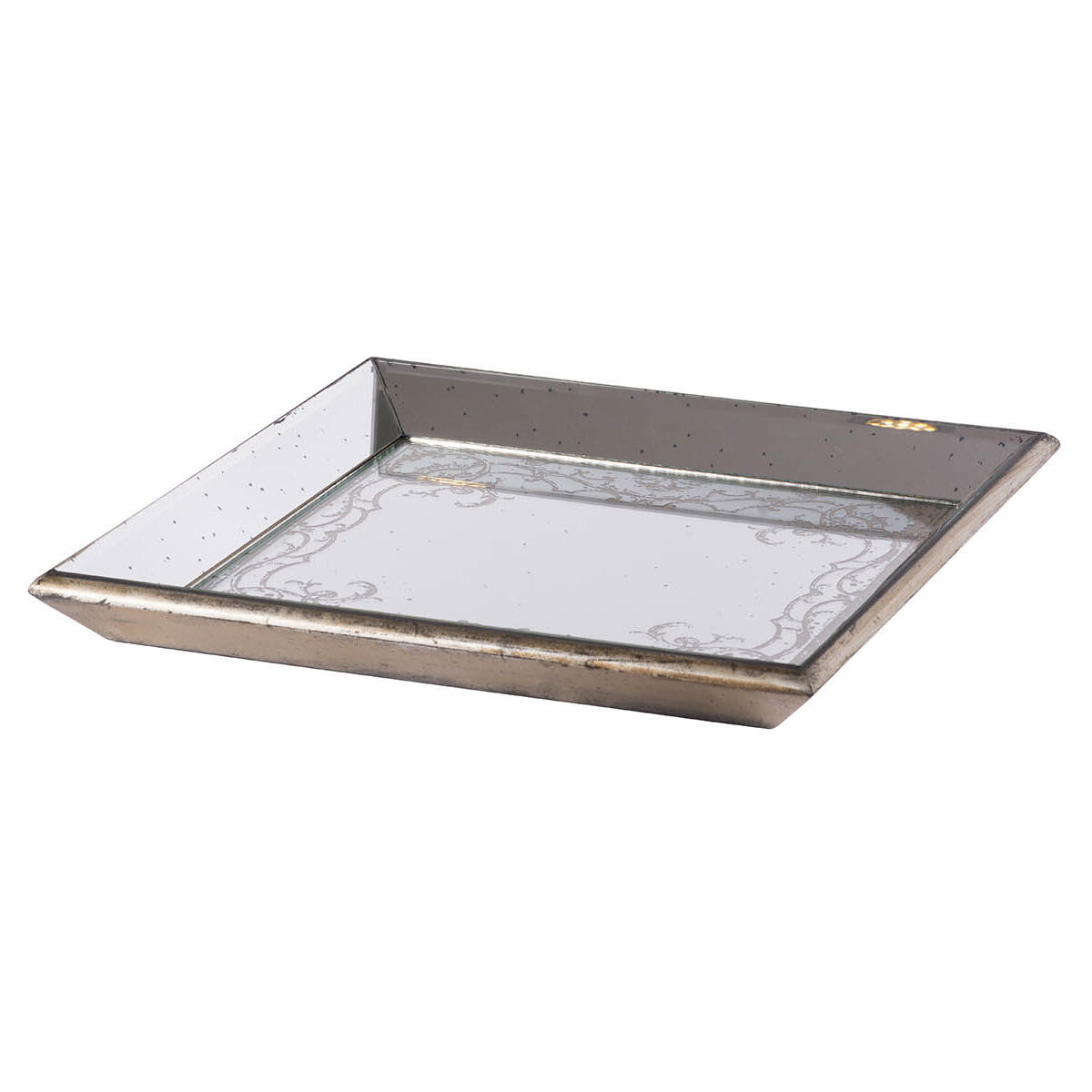 Violet Champagne Tray, Set of 2