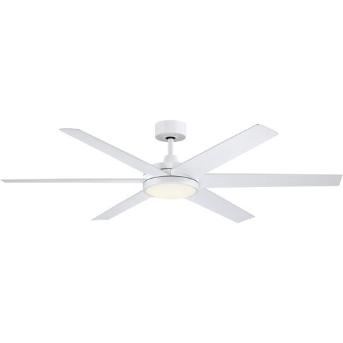 Brawn 64 inch Matte White Fan-Uni