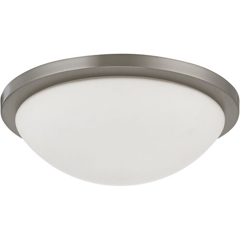 Button LED 13 inch Brushed Nickel Flush Mount Ceiling Light