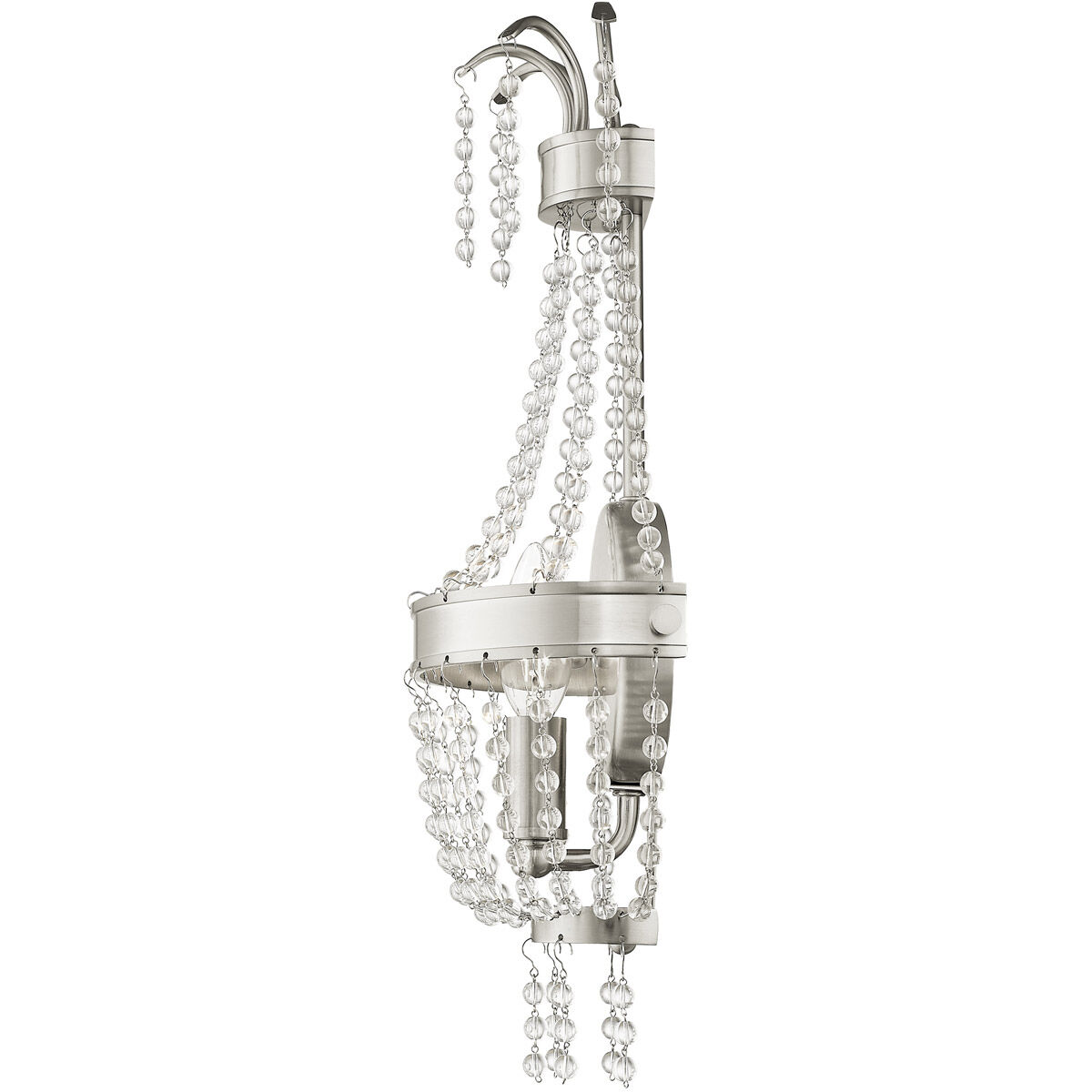 Valentina 1 Light 8 inch Brushed Nickel ADA Wall Sconce Wall Light