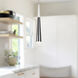 Ultra LED 2.13 inch Chrome Pendant Ceiling Light