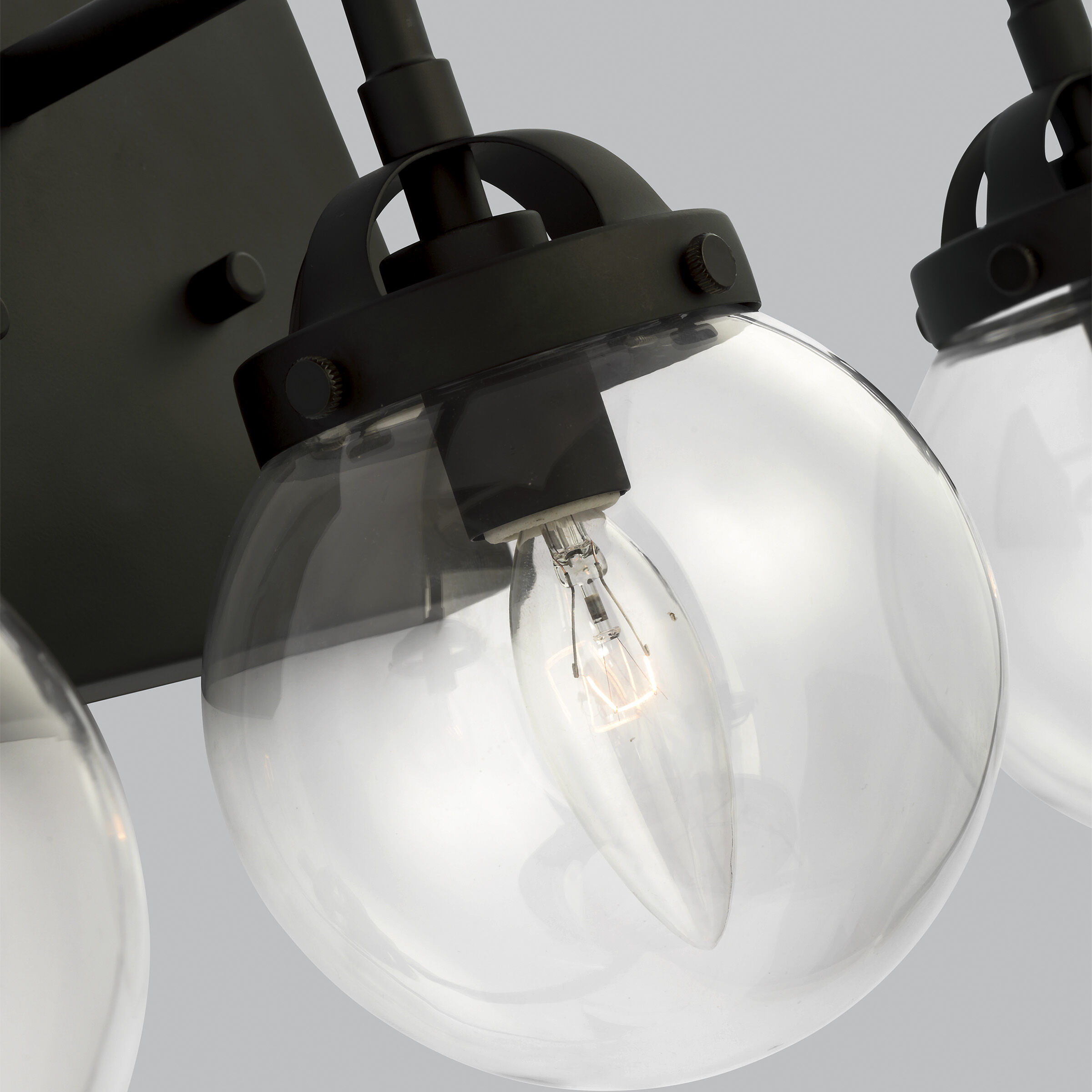 Bryce 3 Light 21.75 inch Midnight Black Bath Vanity Wall Sconce Wall Light