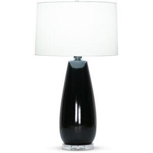 Daphne 32.5 inch 150.00 watt Black Gloss Table Lamp Portable Light