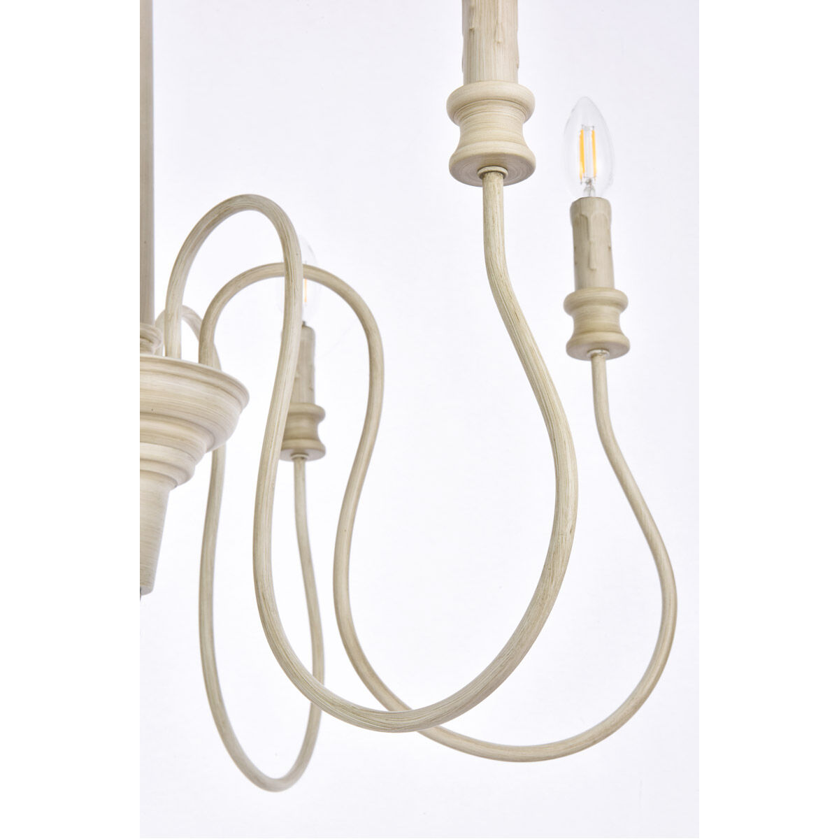 Flynx 6 Light 26 inch Weathered Dove Pendant Ceiling Light