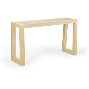 Wildwood 60 inch Natural/Clear Console Table