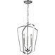 Romee LED 12.88 inch Chrome Foyer Pendant Ceiling Light, Small