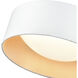 Rosata LED 12.5 inch White Indoor Flushmount Ceiling Light