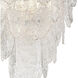 Frozen Cascade 9 Light 26 inch Polished Chrome Chandelier Ceiling Light