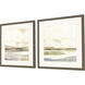 Slate Horizon Beige and Black and Neutral and White Framed Art