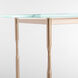 Senza 25.1 X 22 inch Soft Gold Side Table