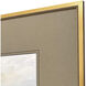 Tranquil Reflections White and Blue and Green and Brown Framed Art