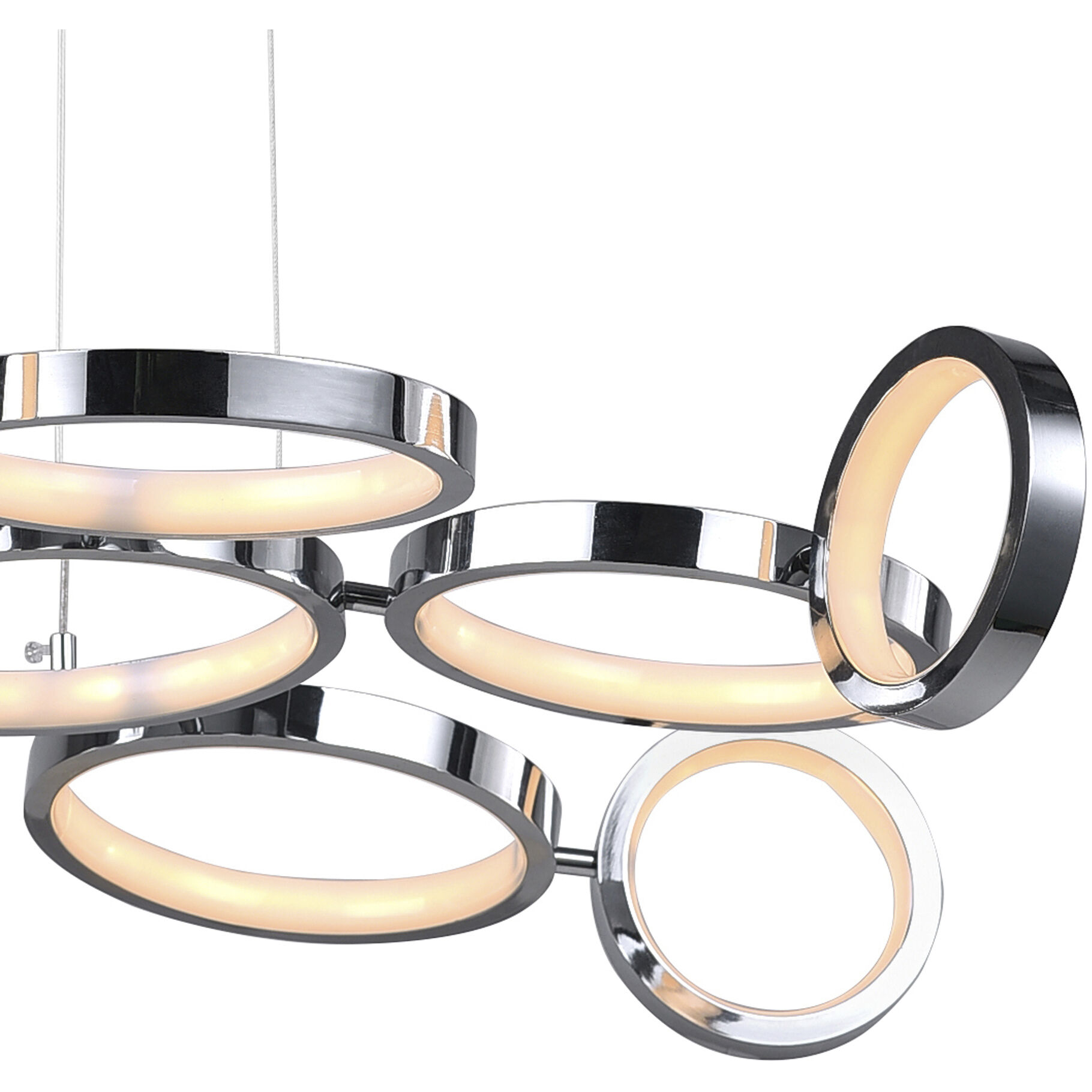 Colette LED 28 inch Chrome Chandelier Ceiling Light