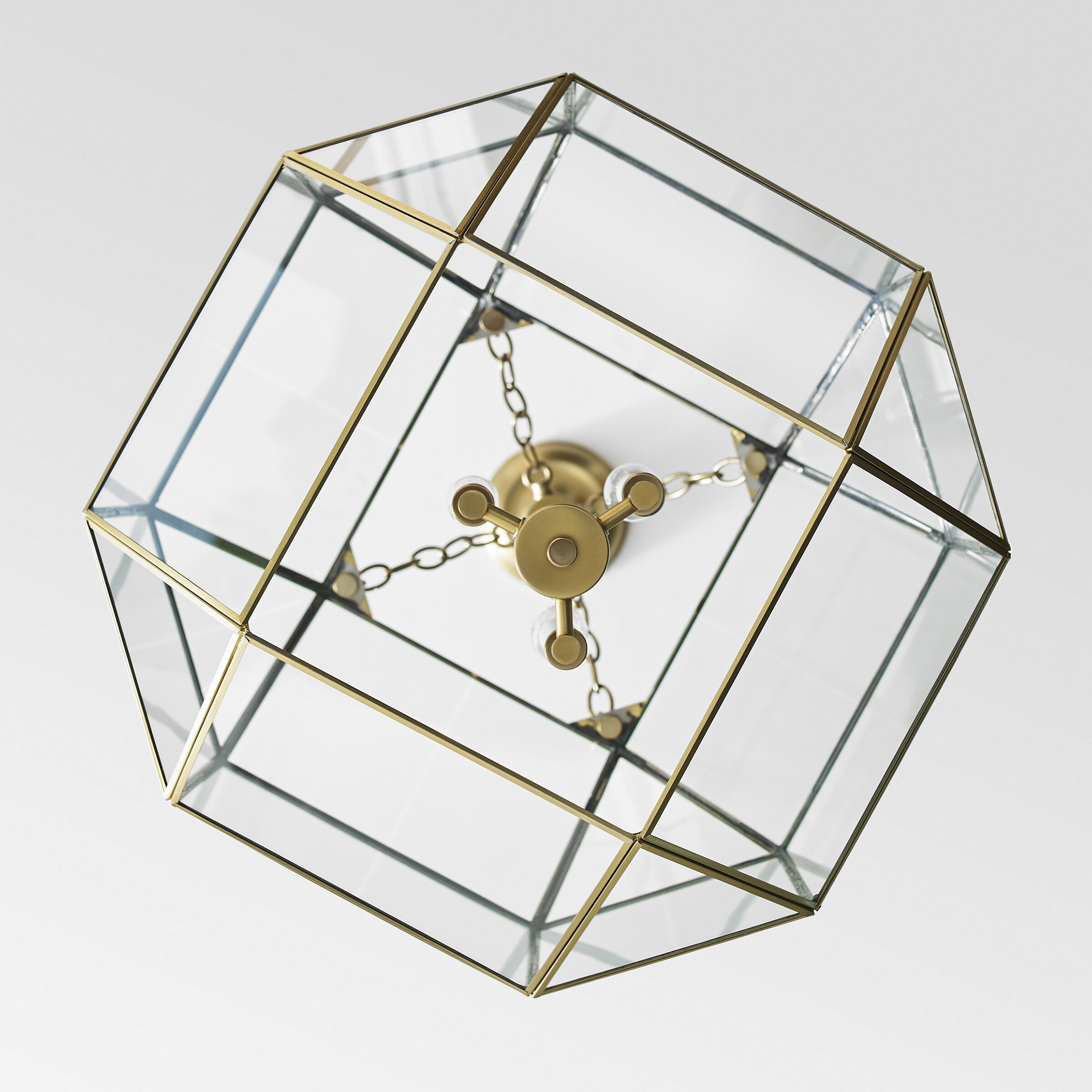 Suzanne Kasler Morrison Pendant Ceiling Light in Satin Brass