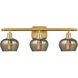 Ballston Fenton LED 26 inch Satin Gold Bath Vanity Light Wall Light in Mercury Glass, Ballston