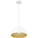 Vega Pendant Ceiling Light in Matte White