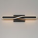 Pirouette LED 24 inch Black Bath Vanity Wall Light