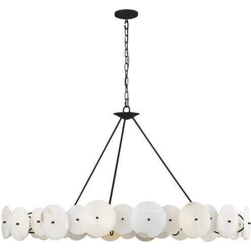 Cosmos 9 Light 48 inch Matte Black Chandelier Ceiling Light, Smithsonian Collaboration