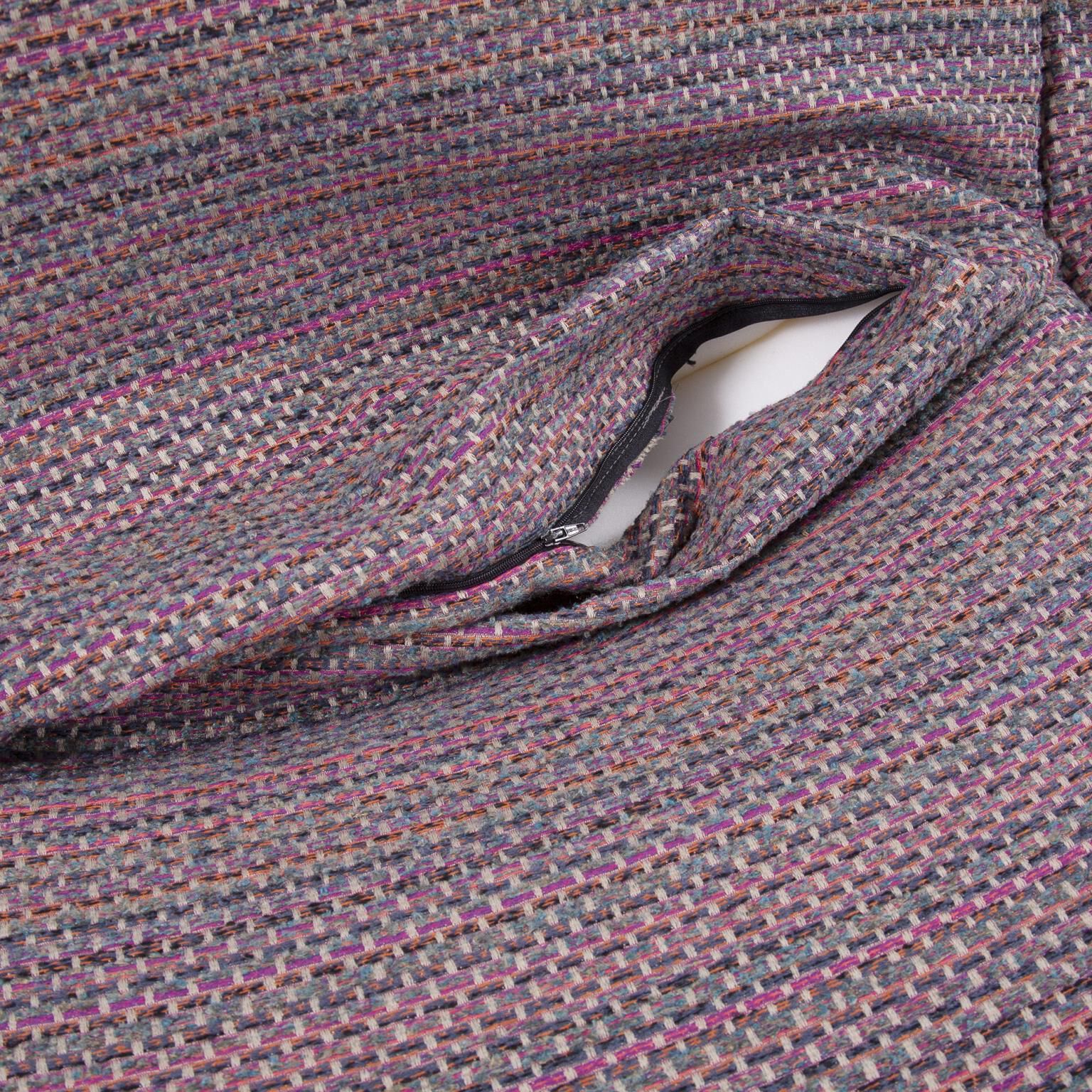 Scroll Puff Accent Chair