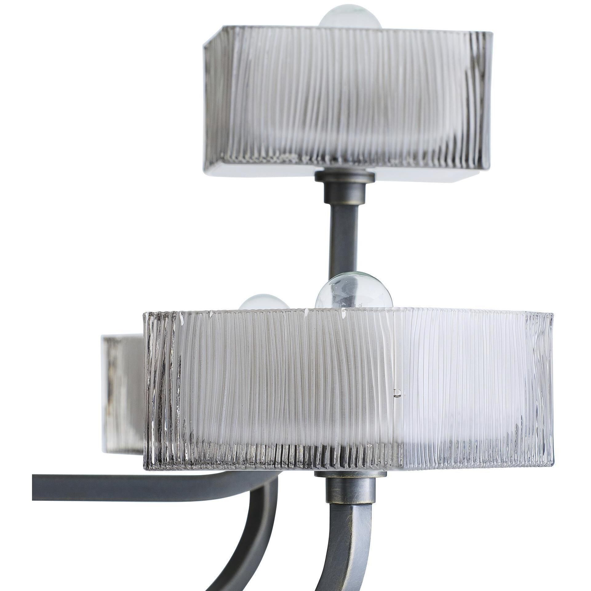 Louis 8 Light 39.5 inch English Bronze Chandelier Ceiling Light