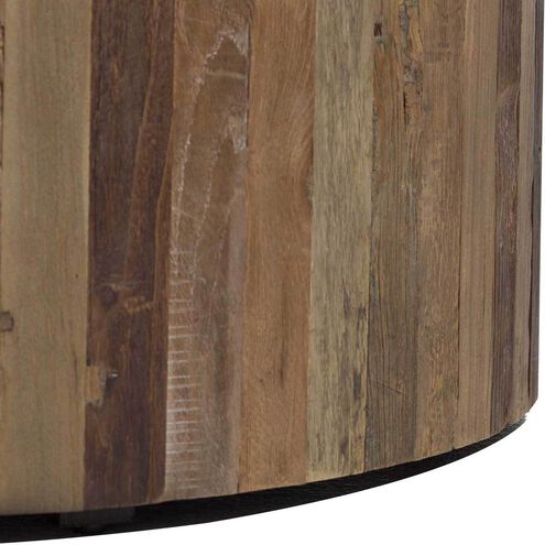 Cyrano 39.5 X 39.5 inch Natural Elm Coffee Table