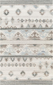 Alyssa 120 X 96 inch Light Grey Rug, Rectangle