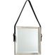 Venster 12 X 12 inch Nickel Wall Mirror, Square