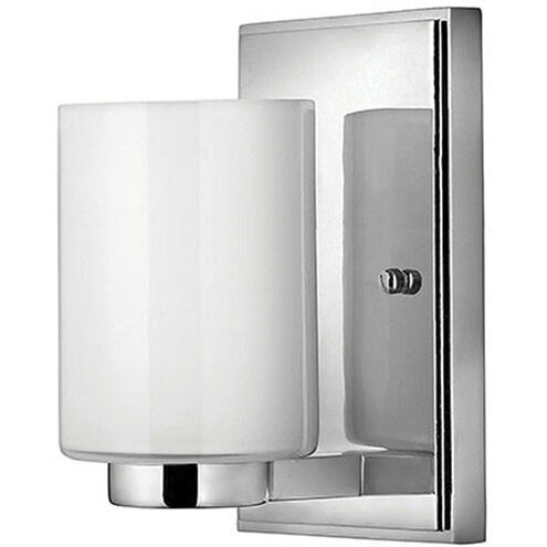 Miley 1 Light 5 inch Chrome Vanity Light Wall Light in Cased Opal