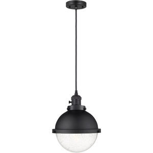 Franklin Restoration Hampden LED 9 inch Matte Black Mini Pendant Ceiling Light