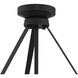 Lieon 3 Light 15.75 inch Black Convertible Pendant Ceiling Light