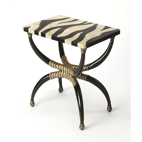 Burundi Rectangular Stone 24 X 22 inch Heritage Accent Table