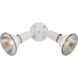 Daley 2 Light 6 inch White Outdoor Sconce