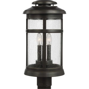 Sean Lavin Newport 3 Light 18.5 inch Antique Bronze Outdoor Post Lantern