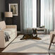 Sachin 90 X 63 inch Grey/ Neutral Rug in 5 x 7
