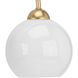 Carisa 1 Light 7 inch Vintage Gold Bath Vanity Wall Light