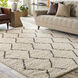 Beni Shag 84 X 63 inch Black Rug in 5 x 8, Rectangle