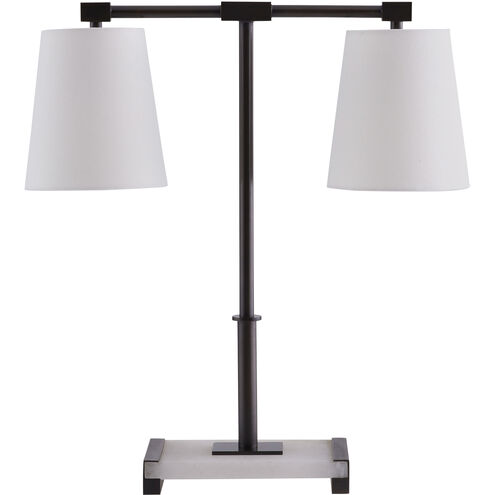 Messina 24 inch 60 watt Bronze Lamp Portable Light