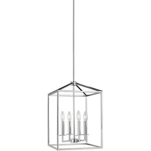 Perryton 4 Light 12.25 inch Chrome Foyer Pendant Ceiling Light, Small