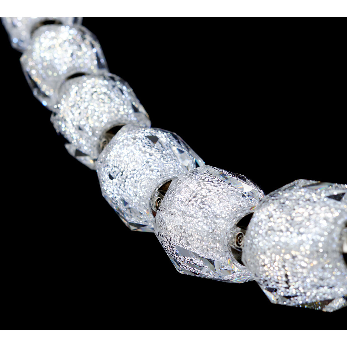 Forever Seduction LED 120.1 inch Polished Nickel Modular Pendant Ceiling Light, Remote Driver