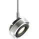 Sean Lavin Brim 1 Light 12 Satin Nickel Low-Voltage Track Head Ceiling Light in FreeJack, LED 90 CRI 2700K, 20 Degree, Clear Glass, 5 inch